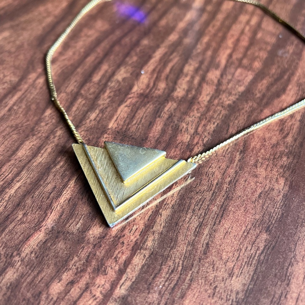 Triangle Necklace - Picture 2 of 3